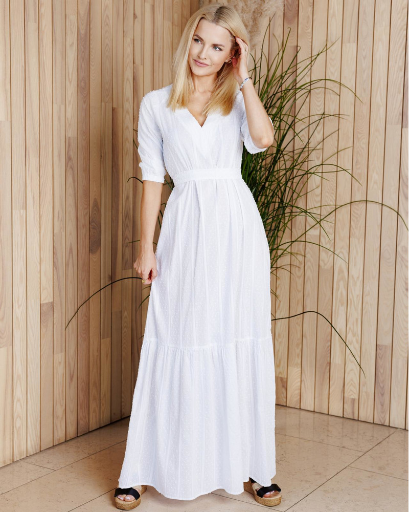 SUMMER COMET MAXI DRESS WHITE