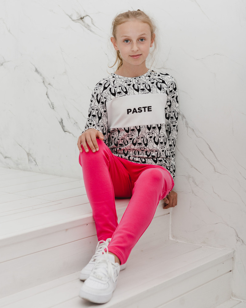 KIDS SWEATPANTS FUCHSIA