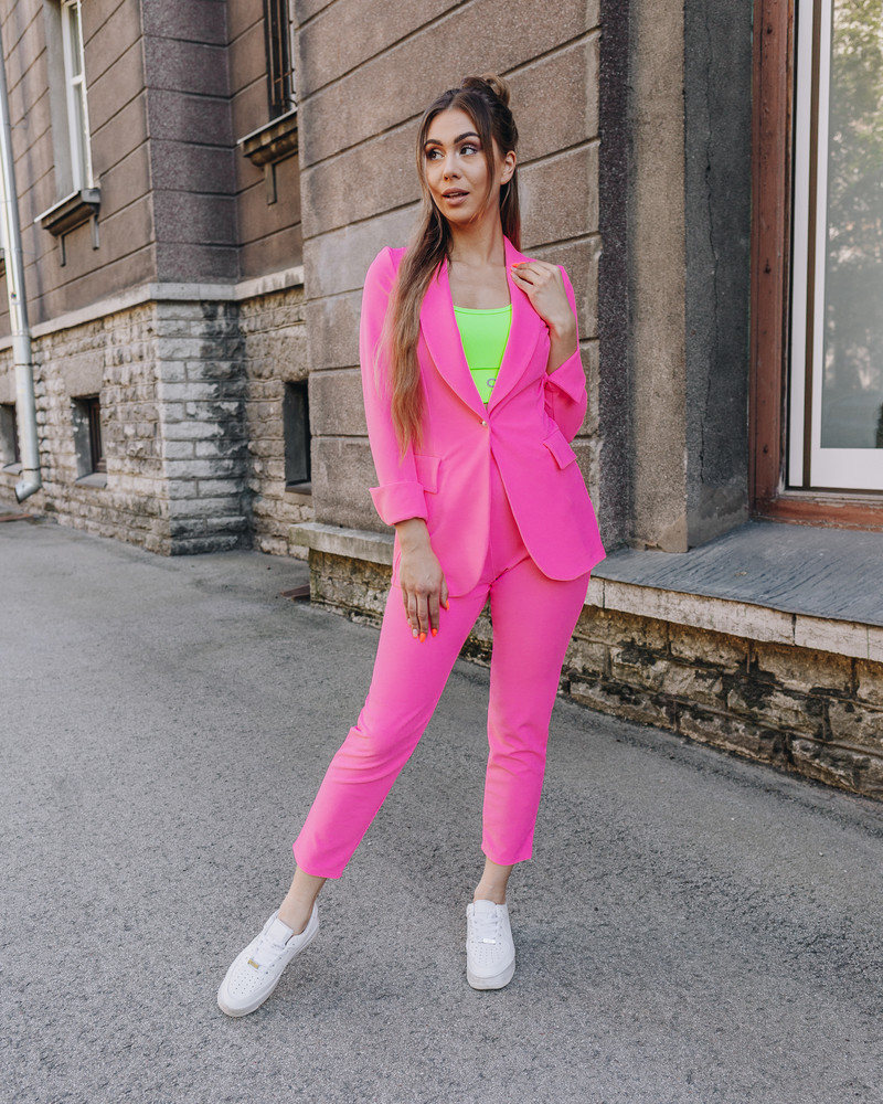 ELEGANT JACKET NEON PINK