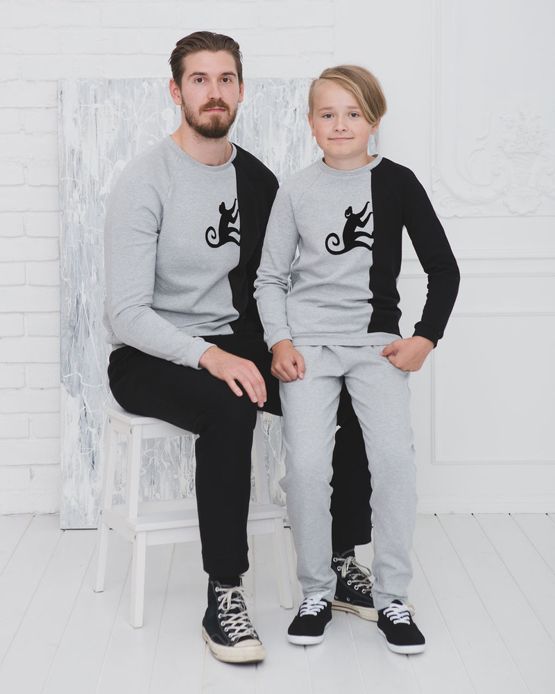 MONKEY TWAIN KIDS SWEATSHIRT GREY