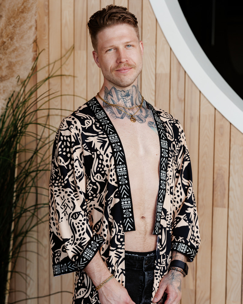 LETRIBE UNISEX KIMONO TIGER