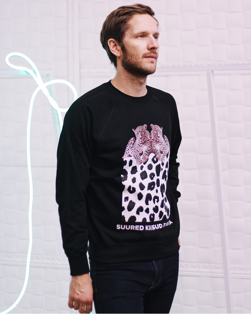 SUURED KIISUD EI NUTA MEN SWEATSHIRT BLACK