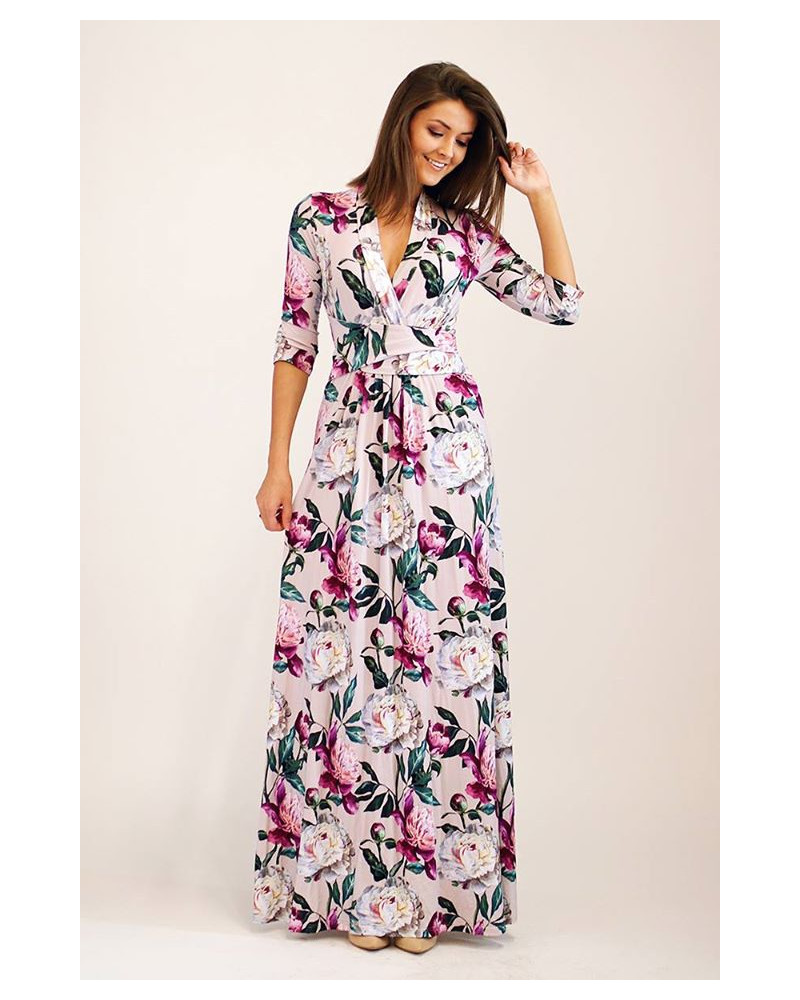 PEONY MAXI ELEGANT DRESS