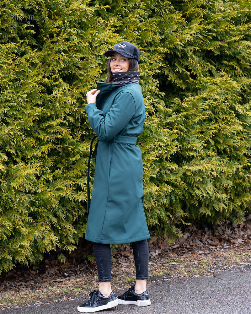 TD TRENCH COAT GREEN