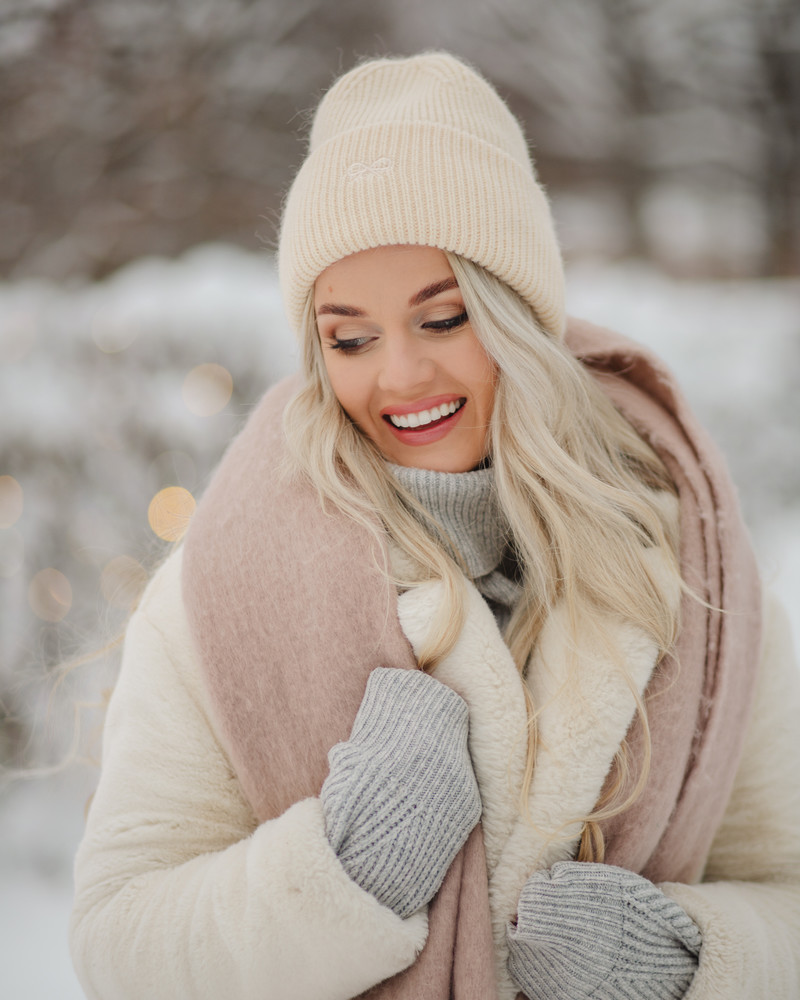 TD SIGNATURE WINTER HAT CREAM