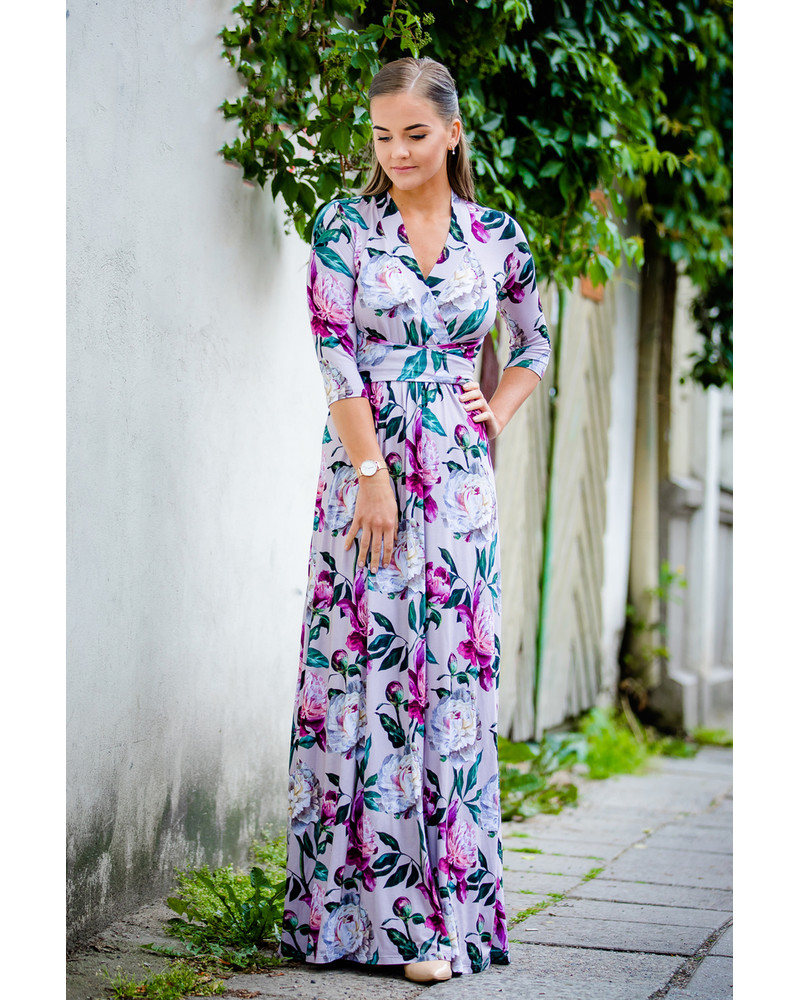 PEONY MAXI ELEGANT DRESS