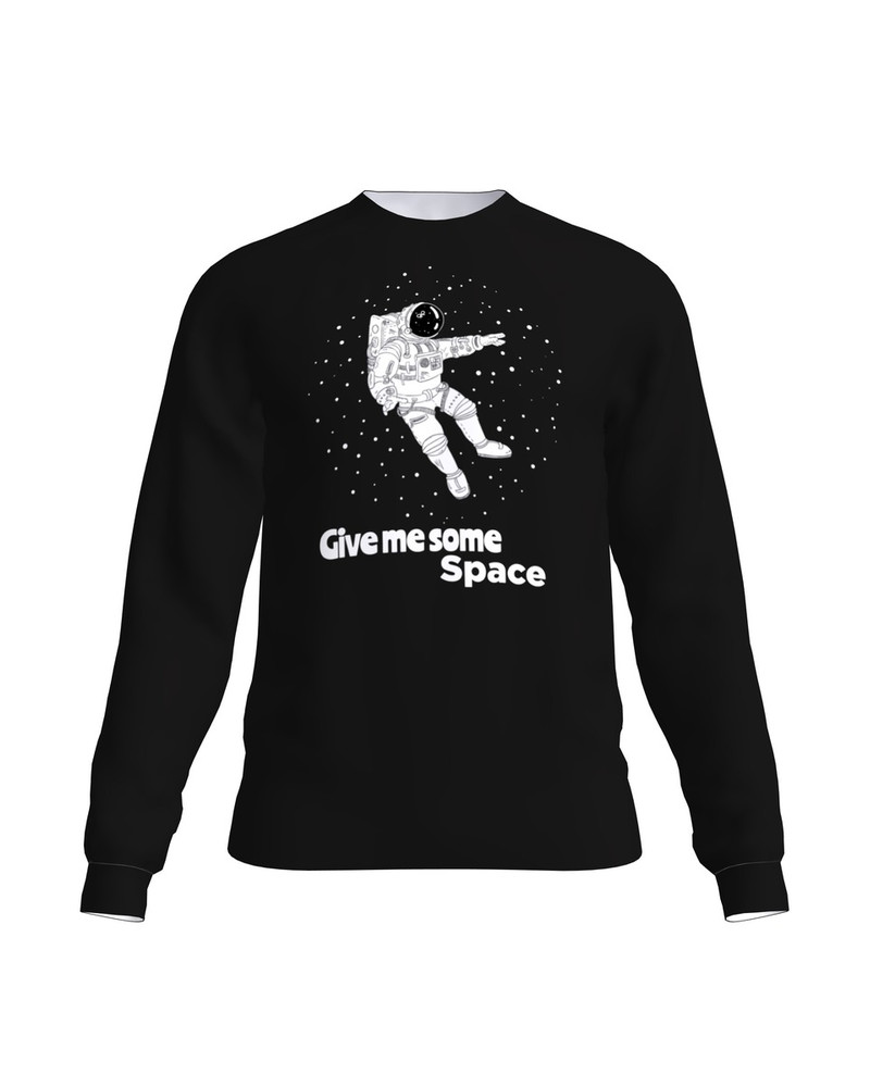 RAGLAN MEN SWEATSHIRT BLACK