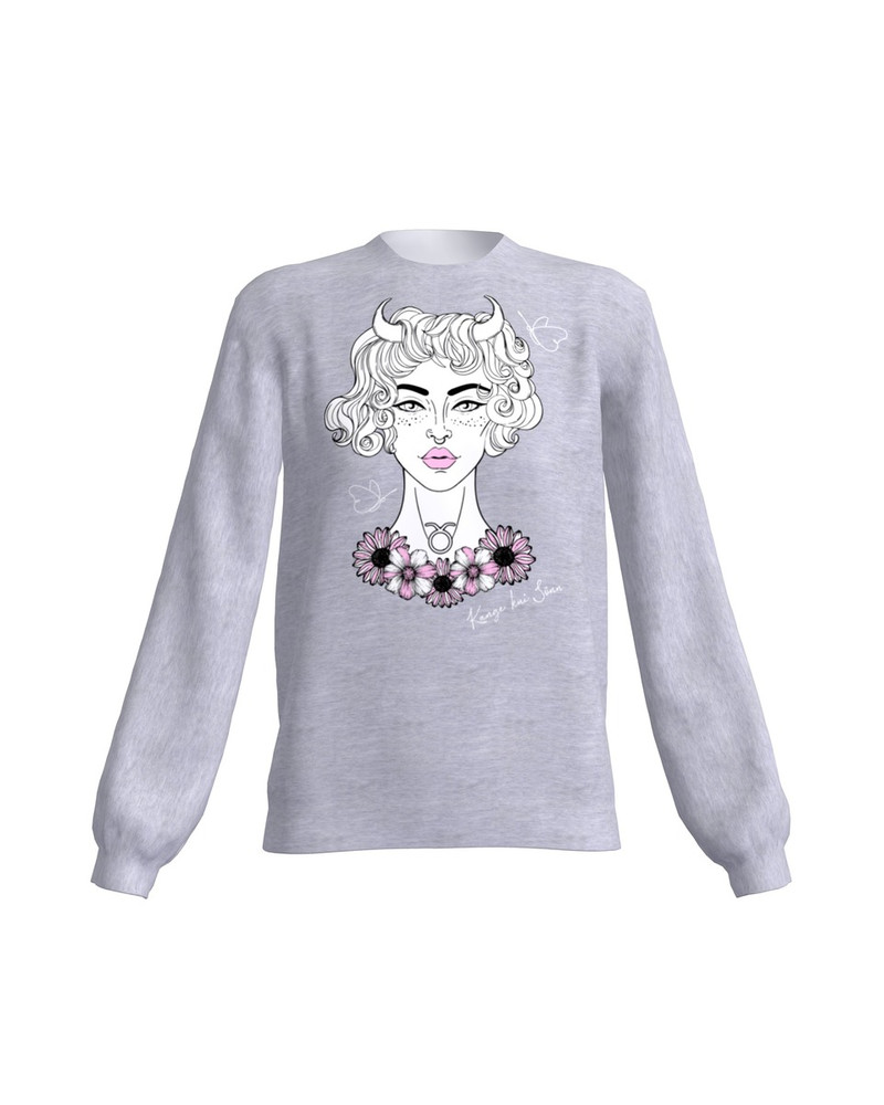 TAURUS SWEATSHIRT LIGHT GREY