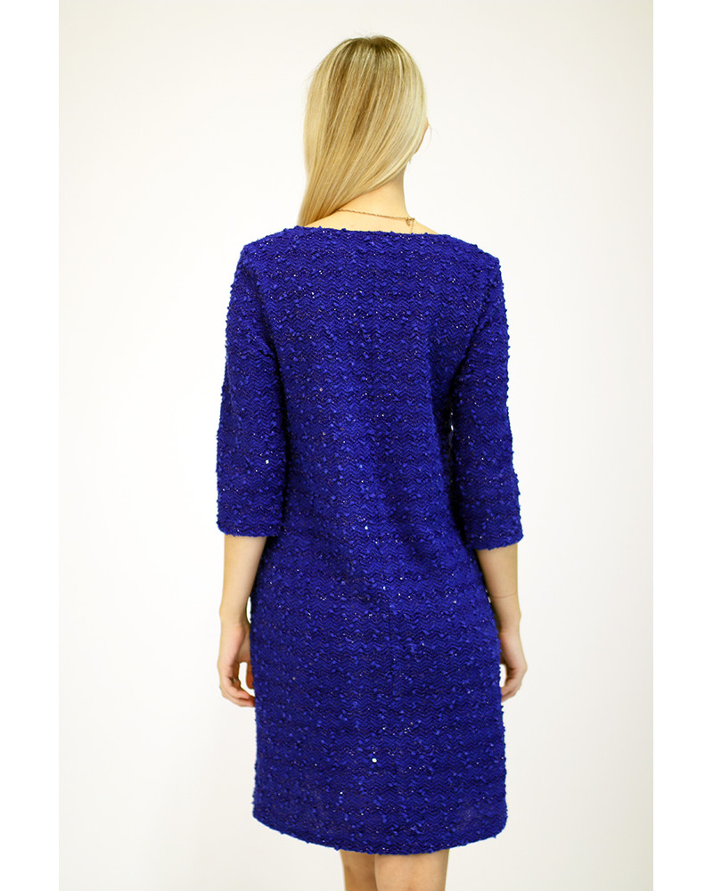BLUE STAR KNIT DRESS