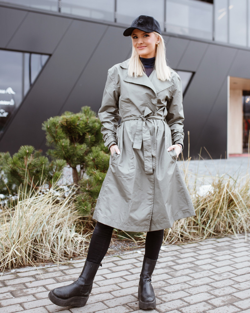 TD BOW ONESIZE RAINCOAT GREEN