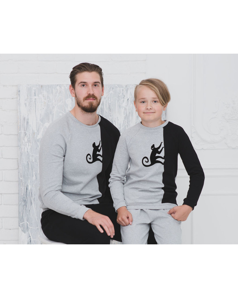 MONKEY TWAIN KIDS SWEATSHIRT GREY