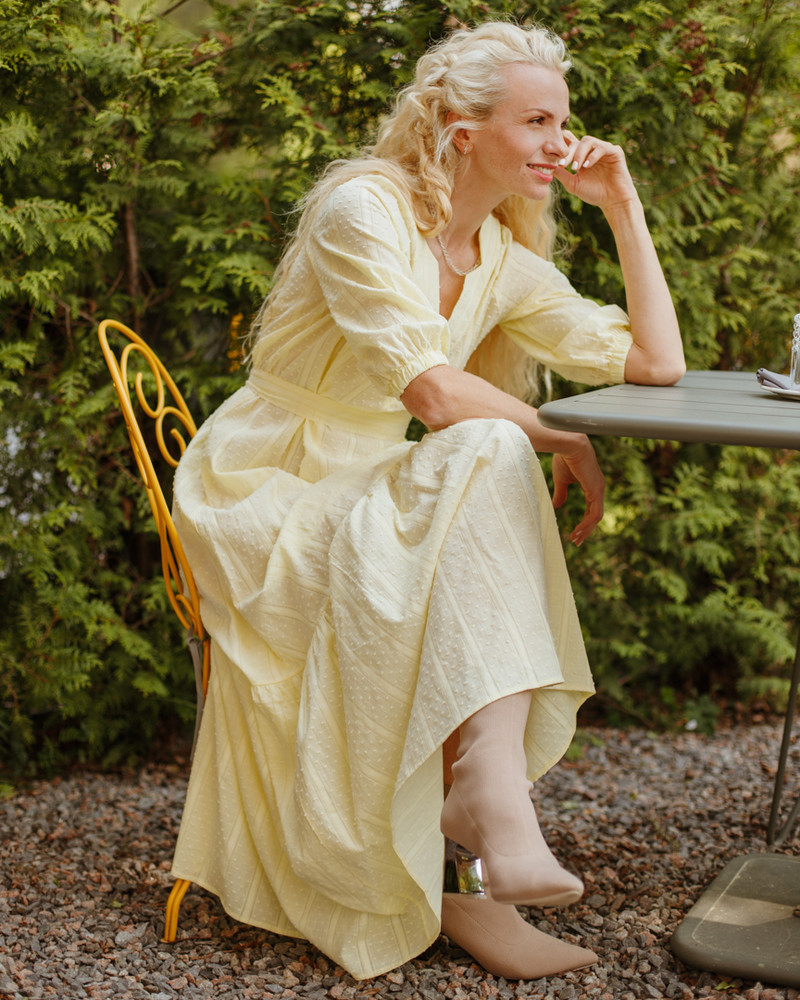 SUMMER COMET MAXI DRESS YELLOW