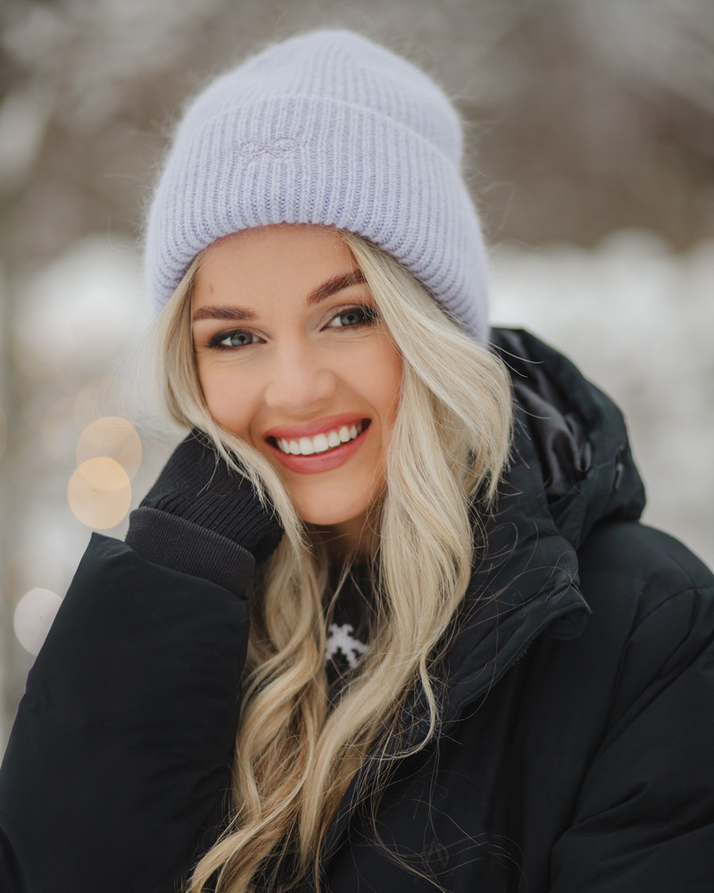 TD SIGNATURE WINTER HAT LILAC