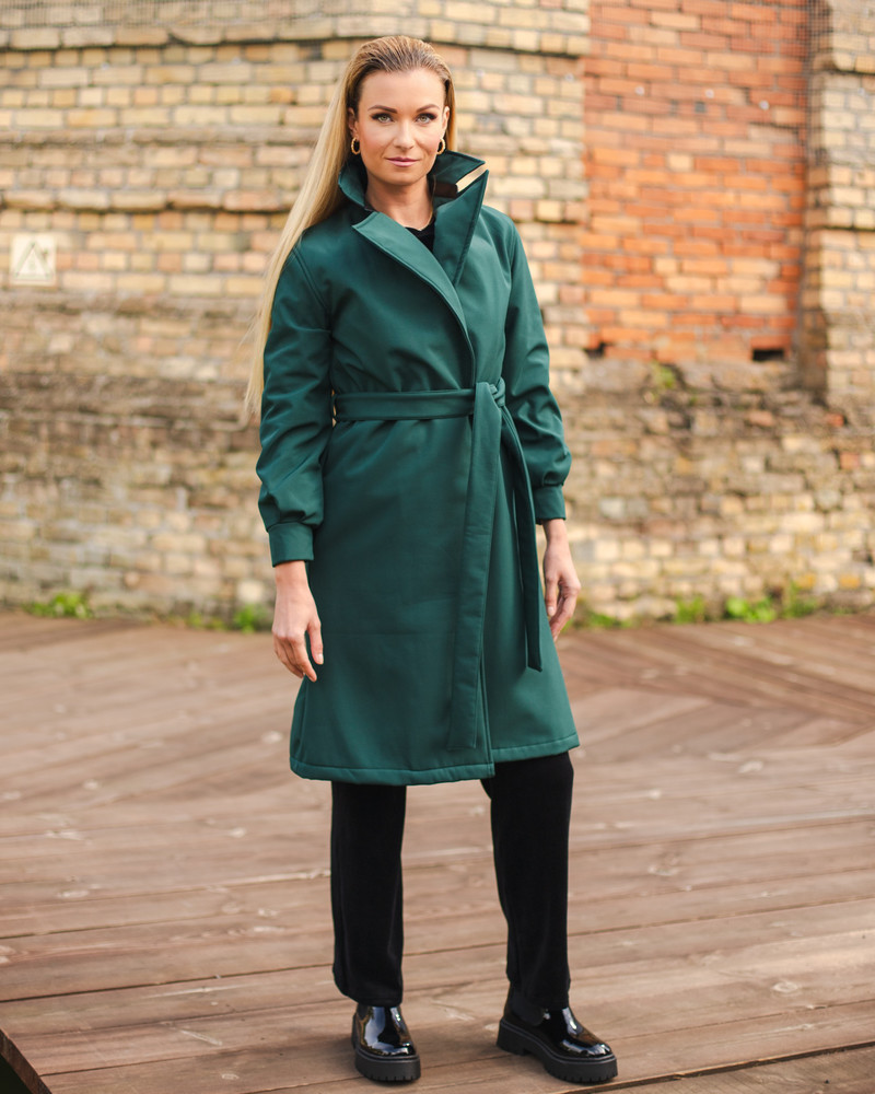 TD TRENCH COAT GREEN