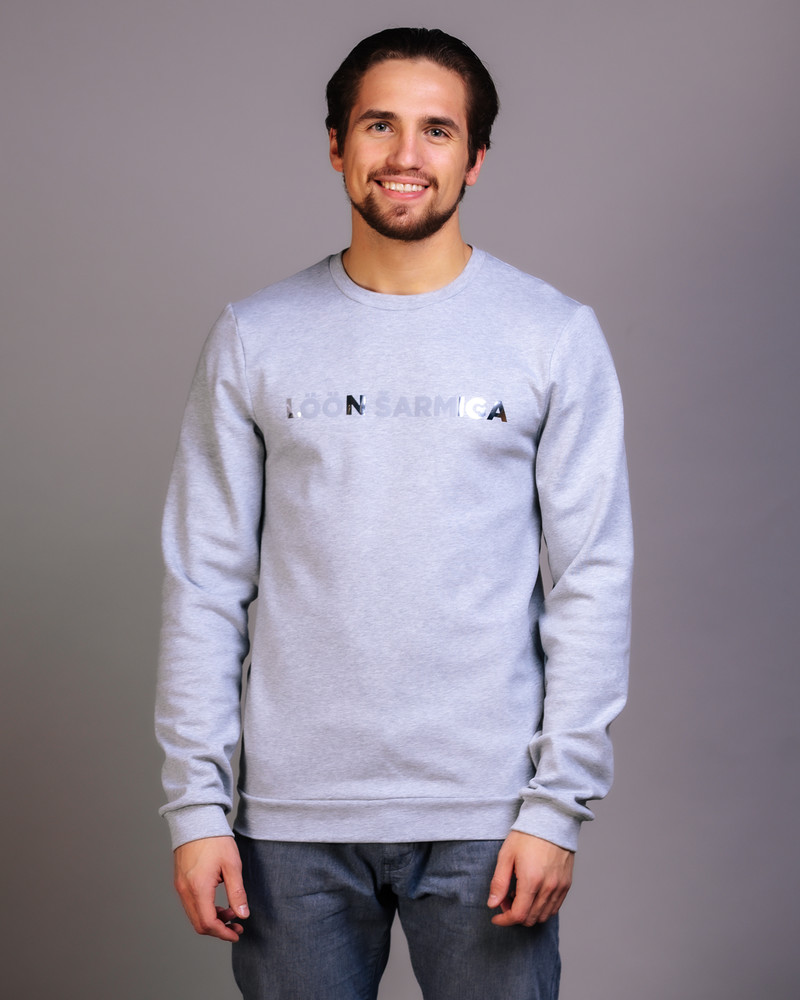 LÖÖN ŠARMIGA PRINT SWEATSHIRT GREY