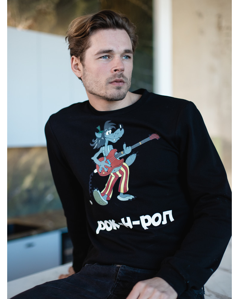 ROK N ROL SWEATSHIRT BLACK