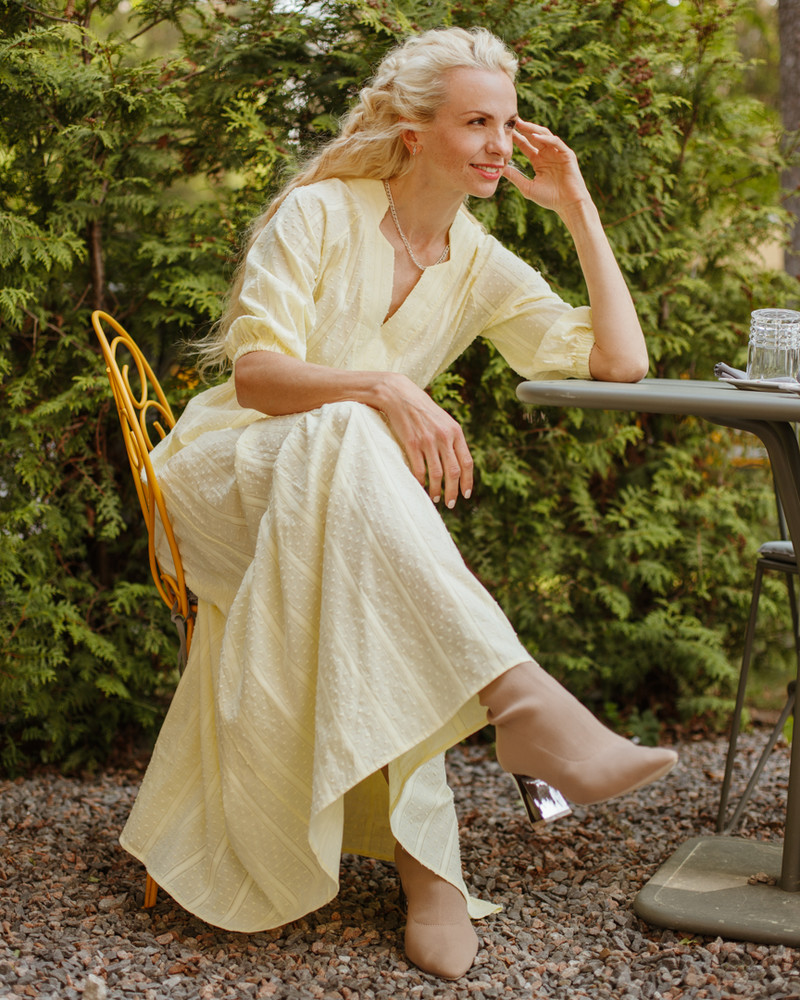 SUMMER COMET MAXI DRESS YELLOW