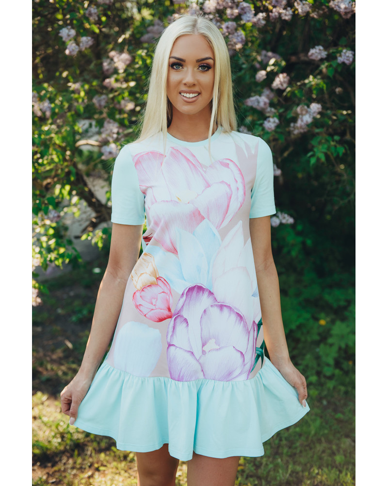 HOLIDAY AKINDE DRESS AQUA