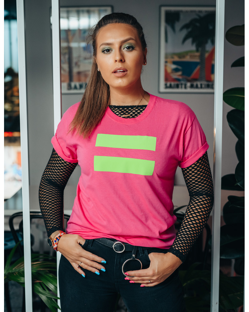 GREEN VÕRDSUS UNISEX T-SHIRT FUCHSIA