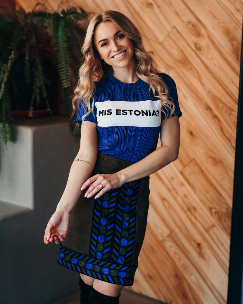 MIS ESTONIA? WAVE T-SHIRT BLUE