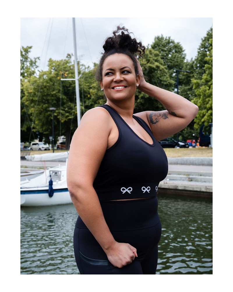 TD SIGNATURE SPORTS BRA BLACK
