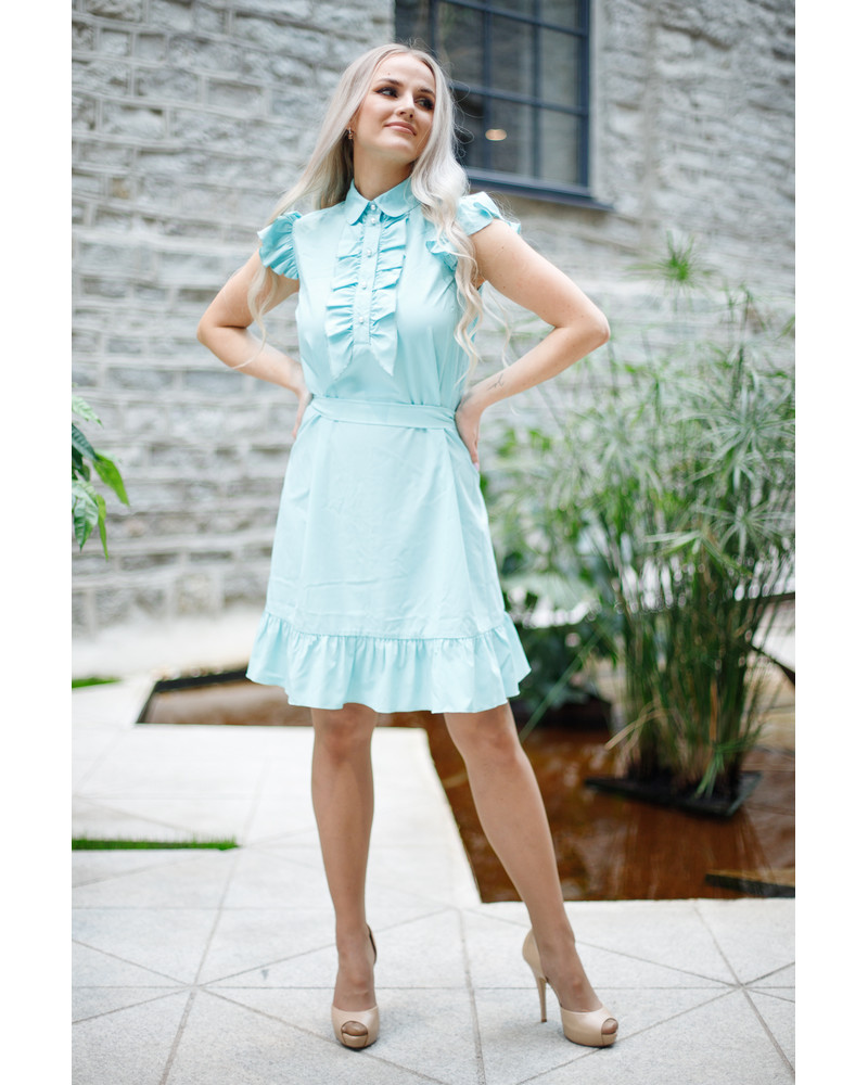 FRILL DRESS MINT