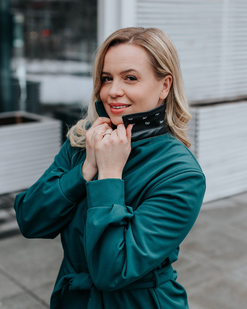 TD TRENCH COAT GREEN