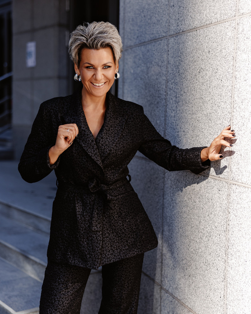 FLOWER POWER SUIT BLACK JACKET