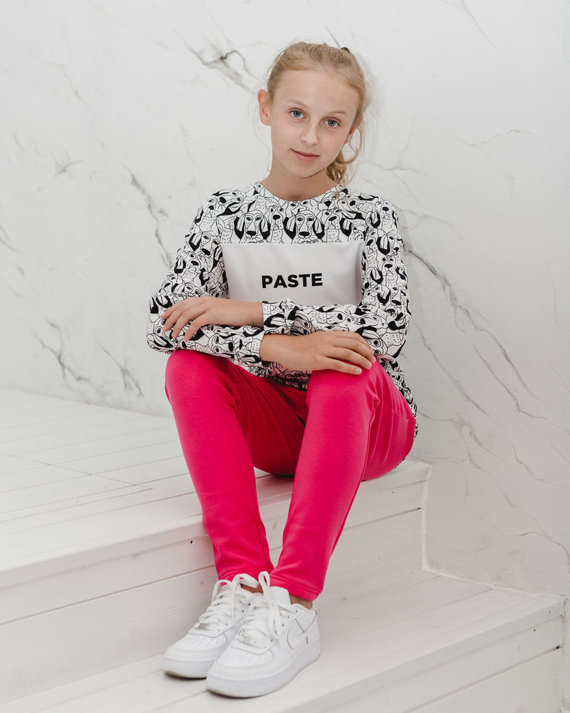 KIDS SWEATPANTS FUCHSIA