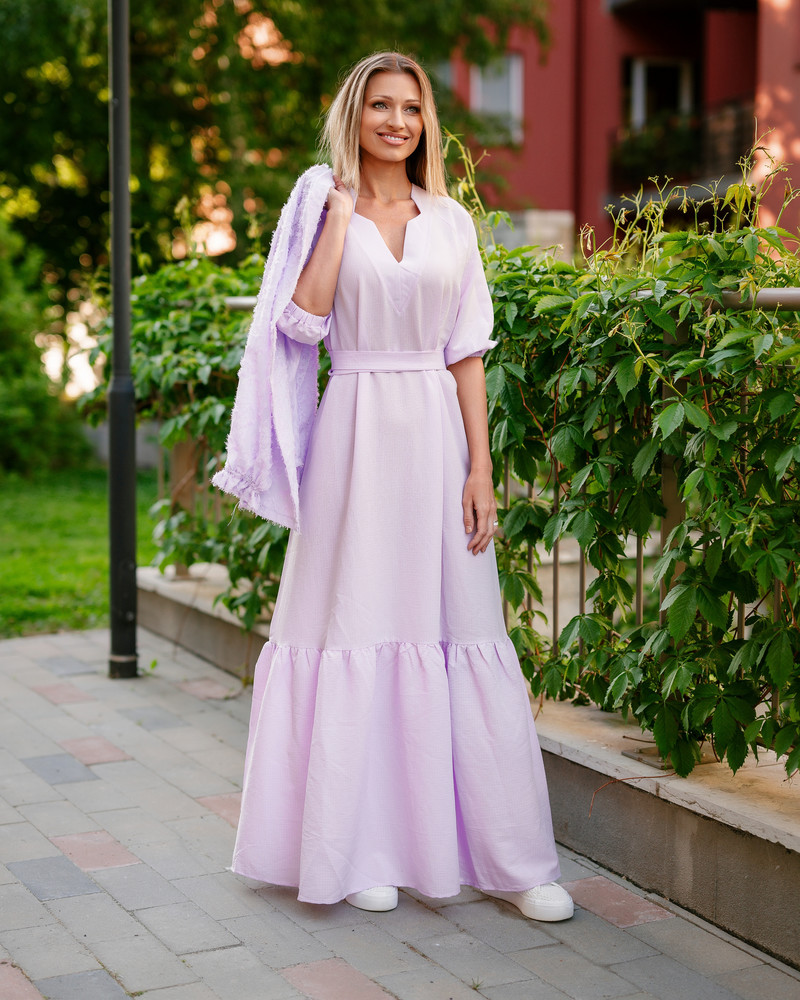 SUMMER COMET MAXI DRESS LILAC