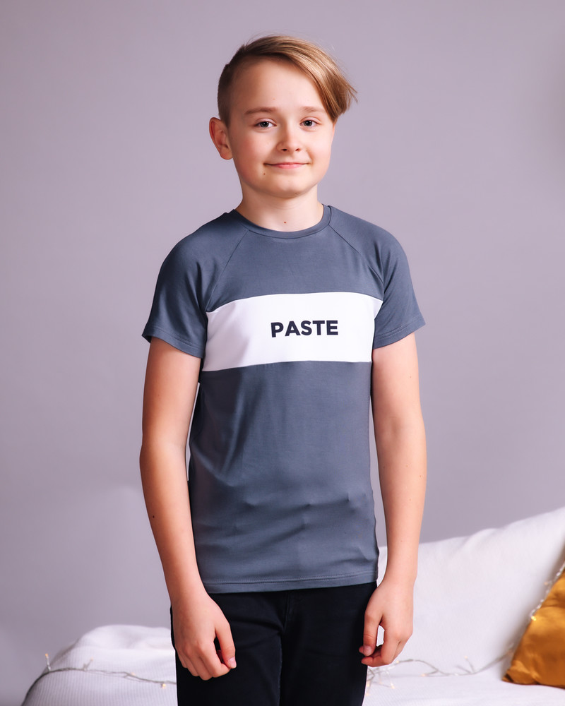 PASTE KIDS T-SHIRT GREY