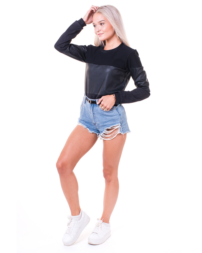 TRIO BLOCKS SWEATSHIRT BLACK