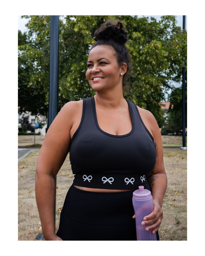 TD SIGNATURE SPORTS BRA BLACK