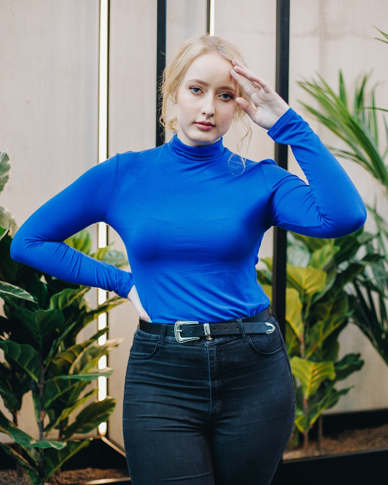 TD PULLOVER ELECTRIC BLUE
