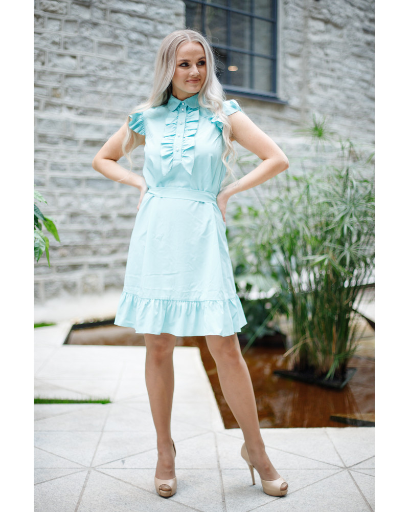 FRILL DRESS MINT