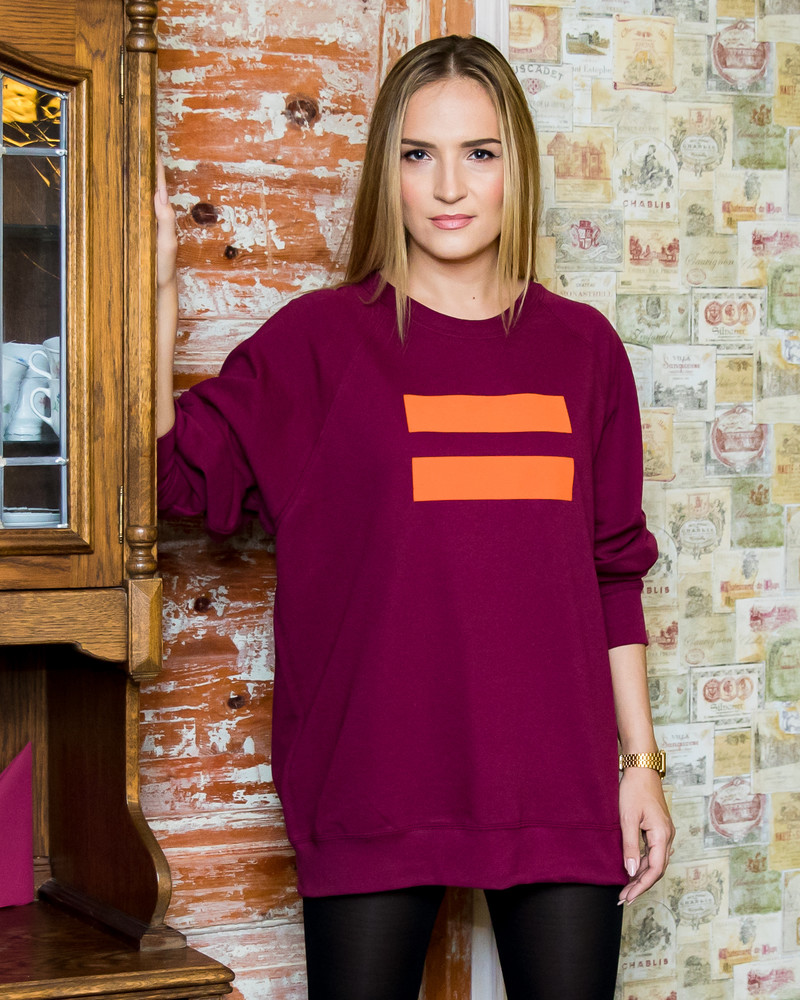 ORANGE VÕRDSUS SWEATSHIRT PURPLE