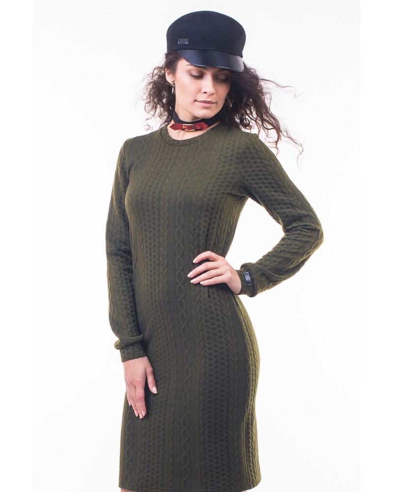 ARMY JUMPER DRESS + POCKET BELT