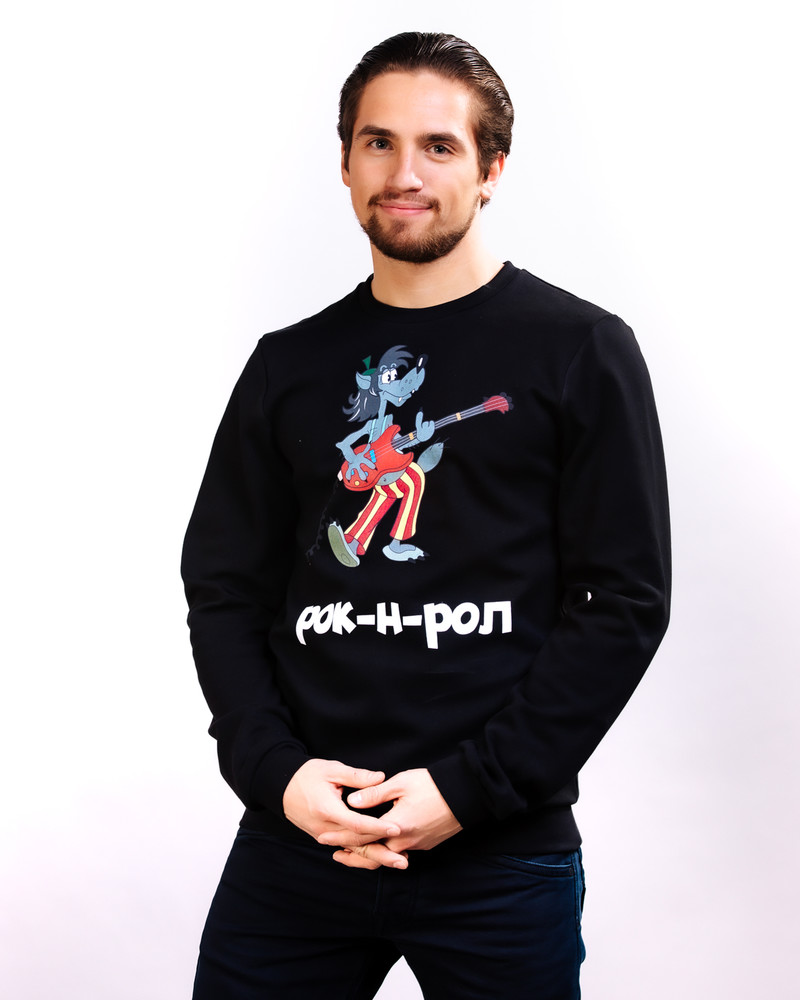 ROK N ROL SWEATSHIRT BLACK