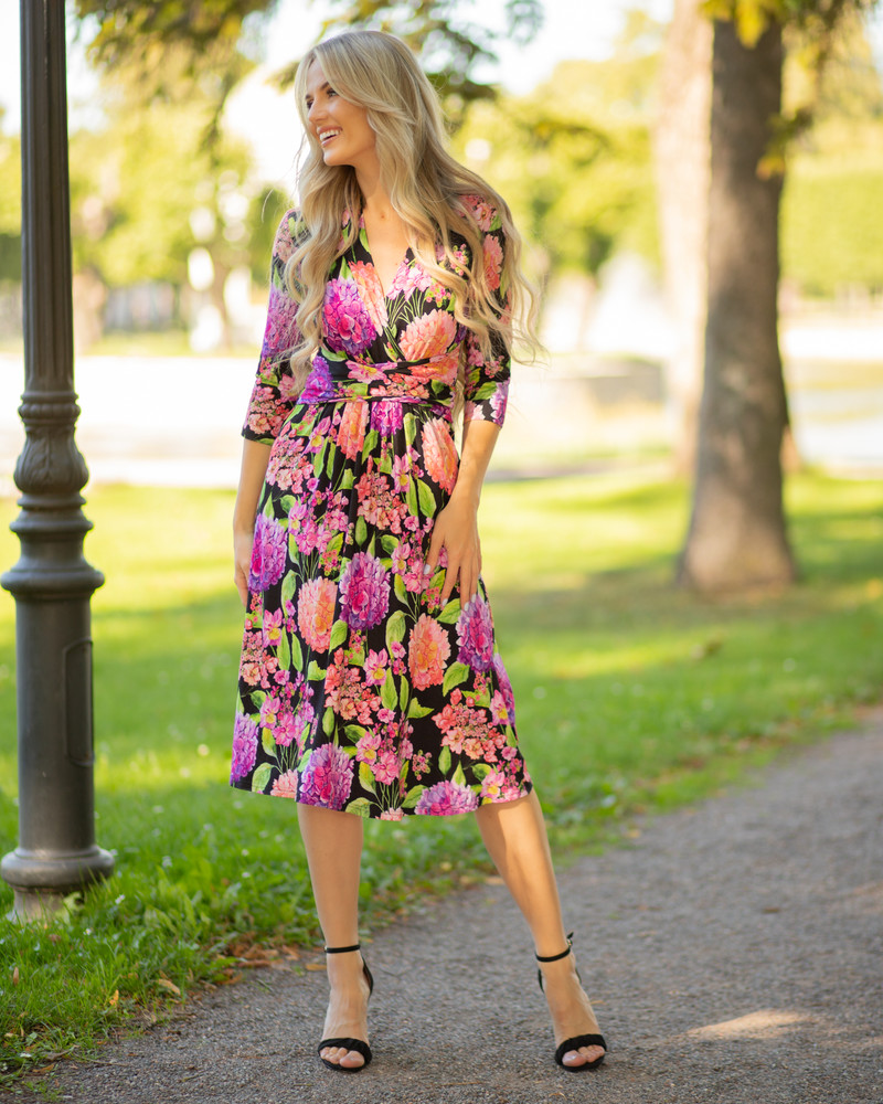 HORTENSIA ELEGANT MIDI DRESS