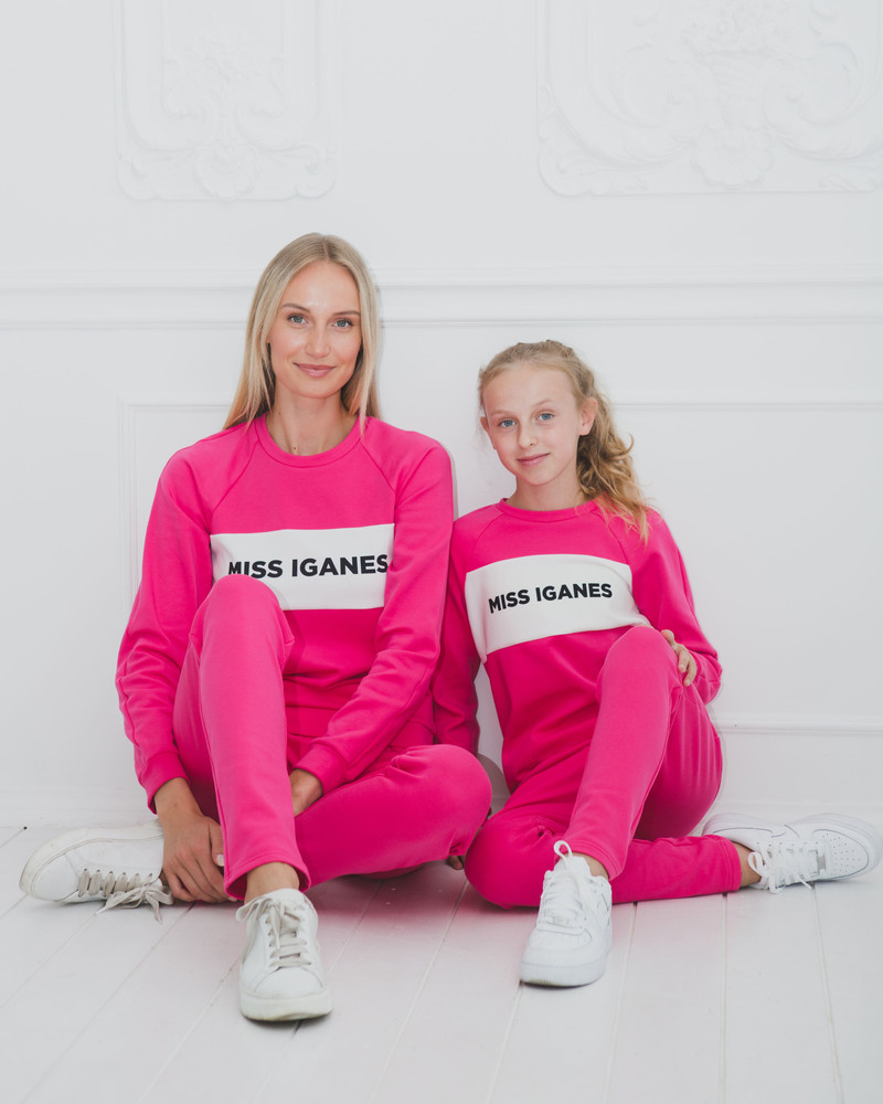 KIDS SWEATPANTS FUCHSIA