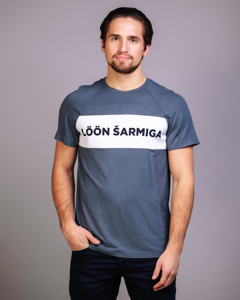 MEN LÖÖN ŠARMIGA T-SHIRT GREY