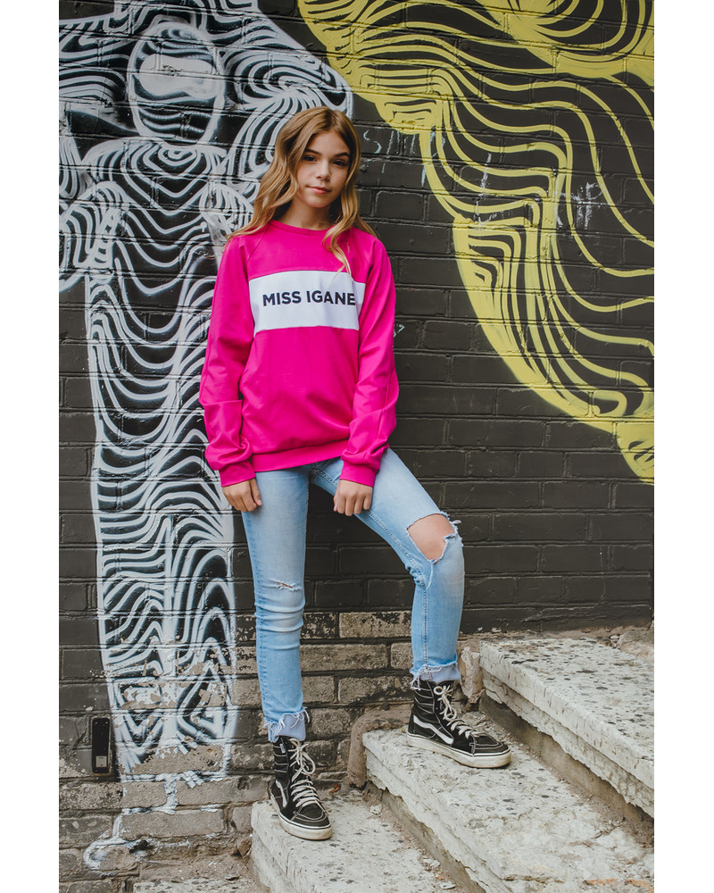 MISS IGANES KIDS SWEATSHIRT FUCHSIA