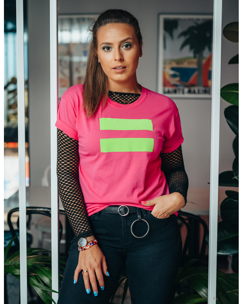 GREEN VÕRDSUS UNISEX T-SHIRT FUCHSIA