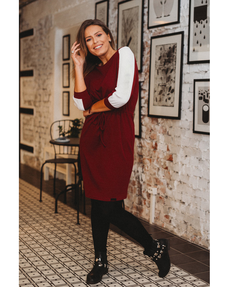CUSTOM BORDEAUX J-DRESS