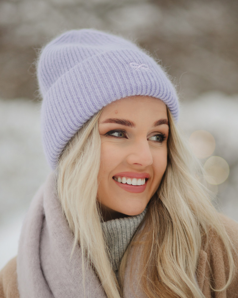 TD SIGNATURE WINTER HAT LILAC