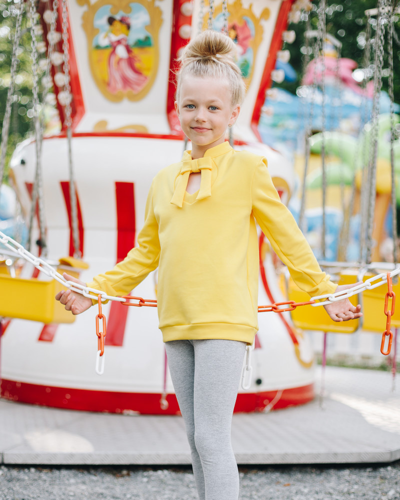 DOLLABLE KIDS SWEATSHIRT YELLOW