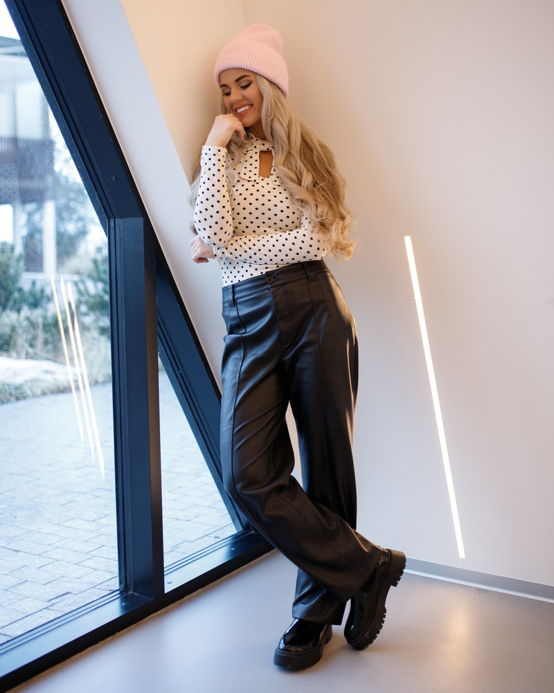 DOLLABLE POLKA DOT SHIRT