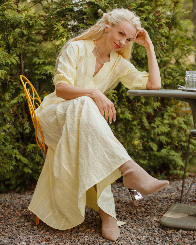 SUMMER COMET MAXI DRESS YELLOW