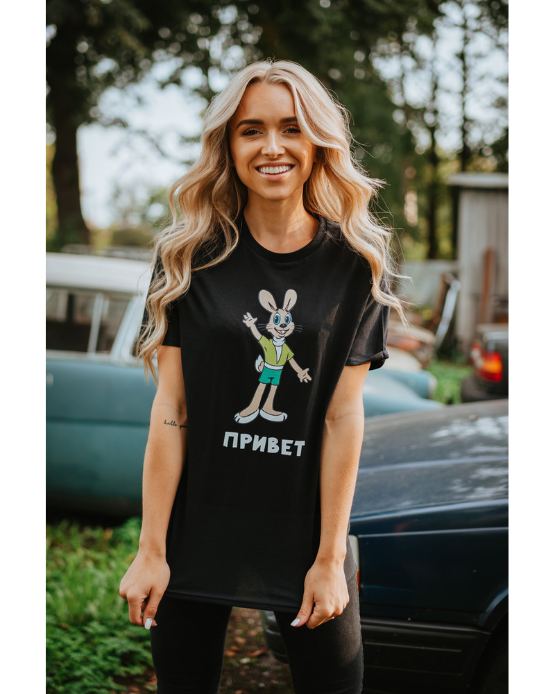 PRIVET BLACK T-SHIRT