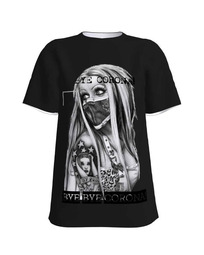 BYE BYE CORONA! T-Shirt H UNISEX black